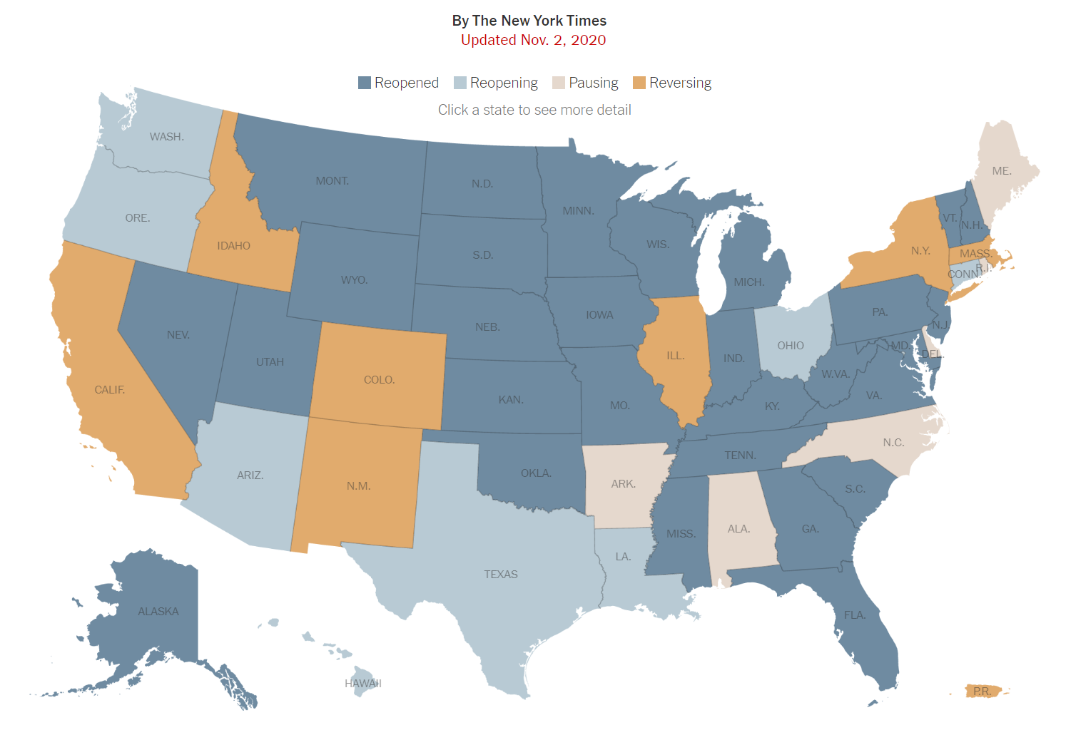 new york times map