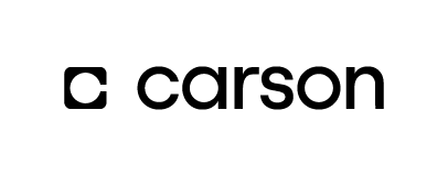 Carson logo: rounded-square icon to the left of the word Carson.